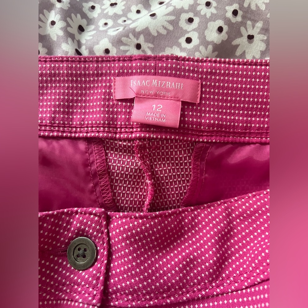 Isaac Mizrahi Vibrant Pink Women's Shorts Size 12 - Picture 4 of 6